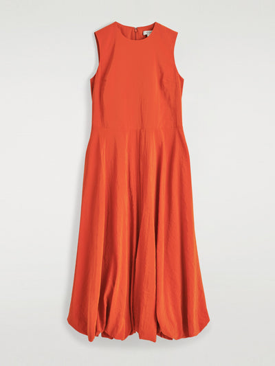 Cos Sleeveless bubble-hem midi dress at Collagerie