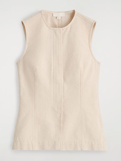 Cos Sleeveless denim top at Collagerie