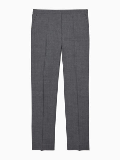 Cos Slim tailored wool trousers at Collagerie