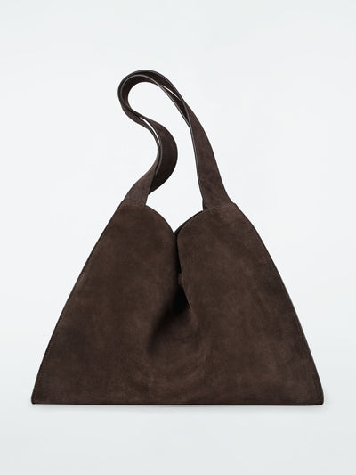 Cos Alcove suede tote bag at Collagerie