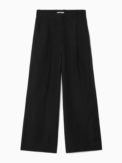 Cos Tailored linen-blend trousers at Collagerie