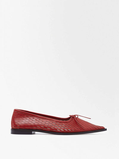 Cos The perforated leather ballet flats at Collagerie
