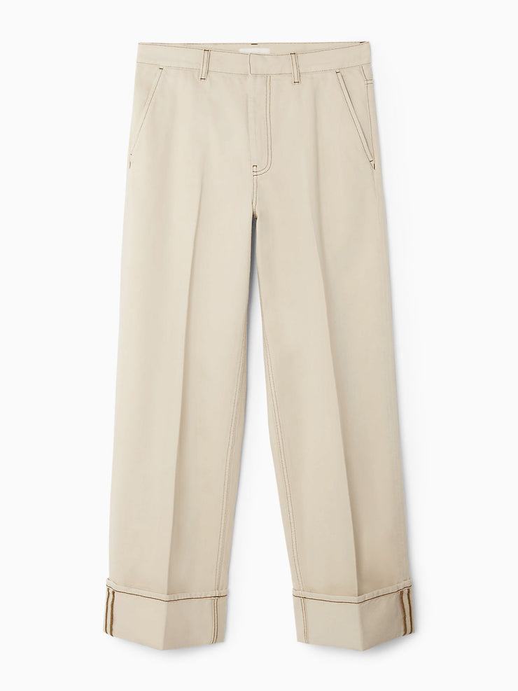 Turn-up denim trousers Clothing Cos    - Collagerie