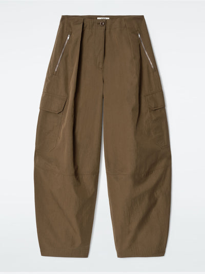 Cos Utility barrel-leg trousers at Collagerie