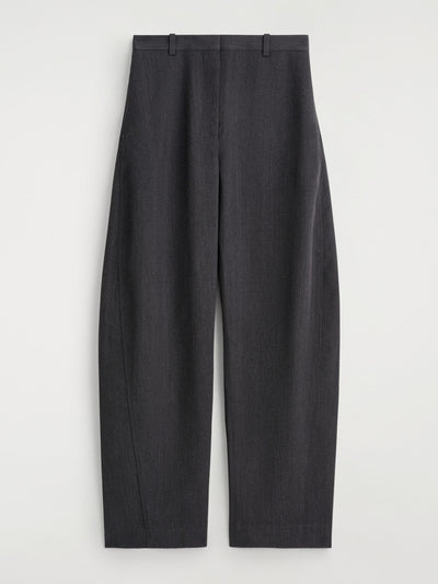 Cos Wool-blend barrel-leg trousers at Collagerie