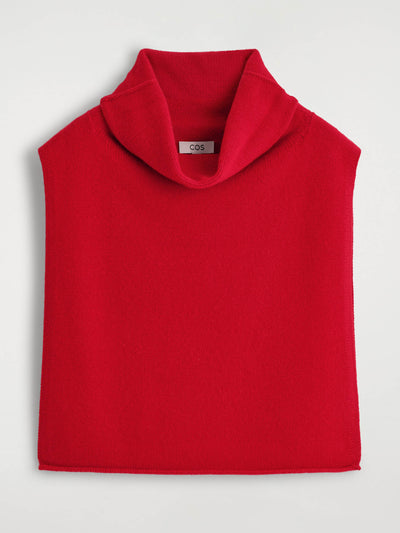 Cos Wool-cashmere bib vest at Collagerie