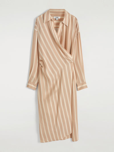 Cos Wrap midi shirt dress at Collagerie