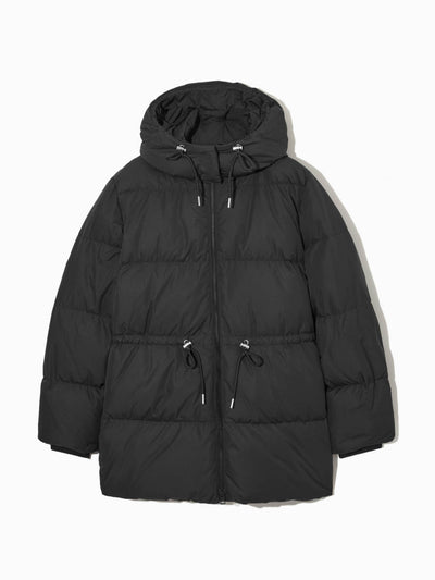 Cos Drawstring-waist puffer coat at Collagerie