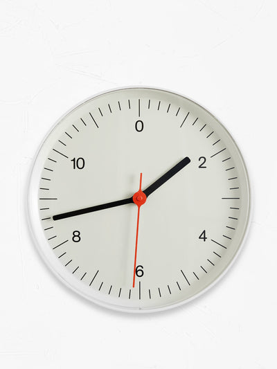 Hay White wall clock at Collagerie