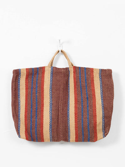 Maison Bengal Woven jute large tote bag at Collagerie