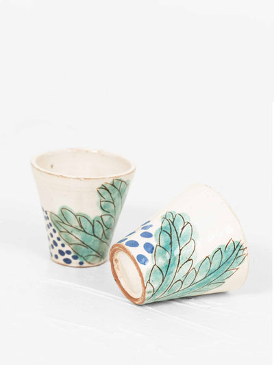 Malaika Clay espresso cups (set of 2) at Collagerie