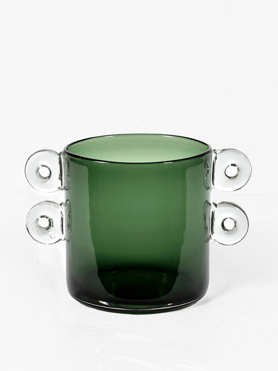 Serax Green glass vase at Collagerie