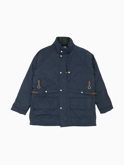 Garbstore Navy car coat at Collagerie