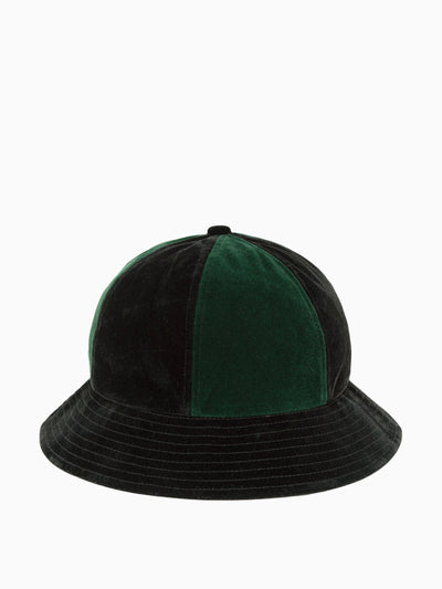 Garbstore Green and black bucket hat at Collagerie