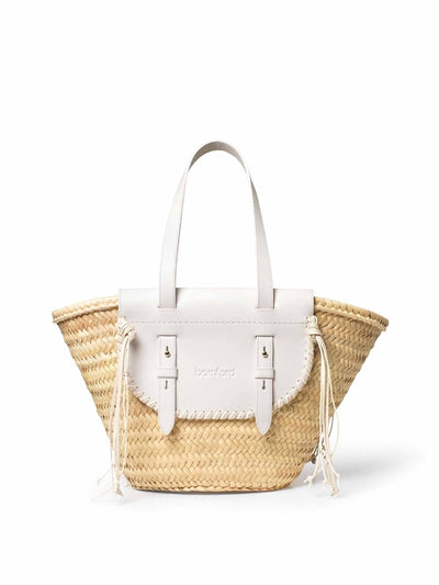 Bamford X CubaLab Tropicana leather woven shopper at Collagerie