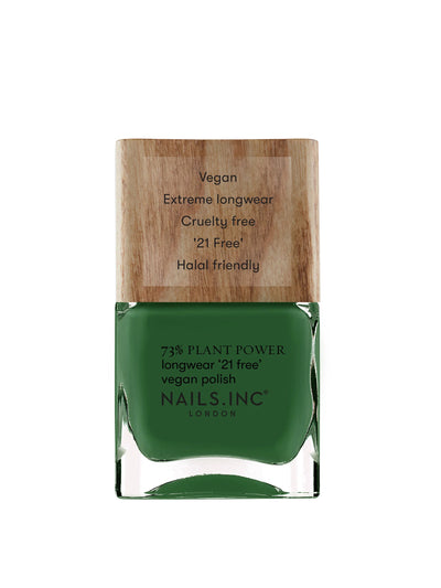 Nails Inc. Plant Power nail varnish in Glowing Somewhere at Collagerie