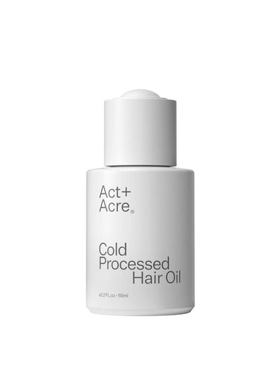 Act+Acre Cold processed hair oil at Collagerie