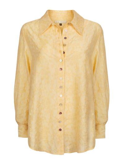 Usisi Sister Minnie linen shirt at Collagerie