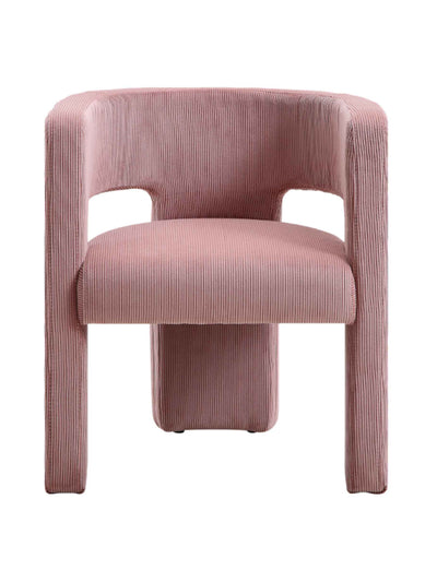 Daals Greenwich dusty pink corduroy dining chair at Collagerie