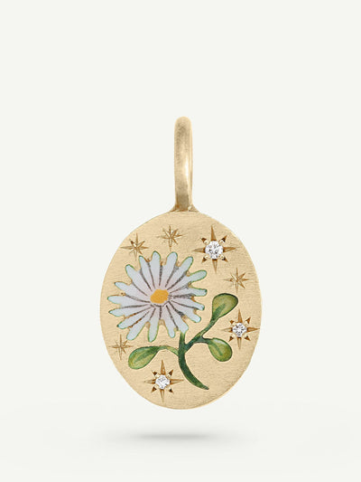 Cece Jewellery Wild daisy charm at Collagerie