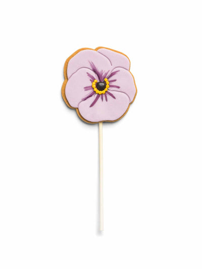 Daylesford Organic Viola iced biscuit lolly at Collagerie