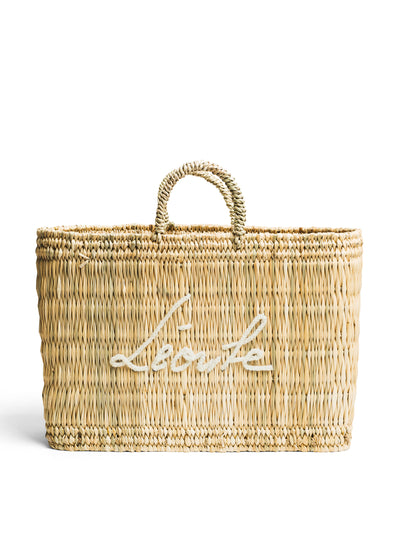 Daylesford Organic Léoube white basket bag at Collagerie