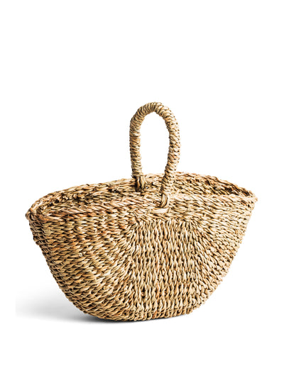 Daylesford Organic Small round jute basket at Collagerie