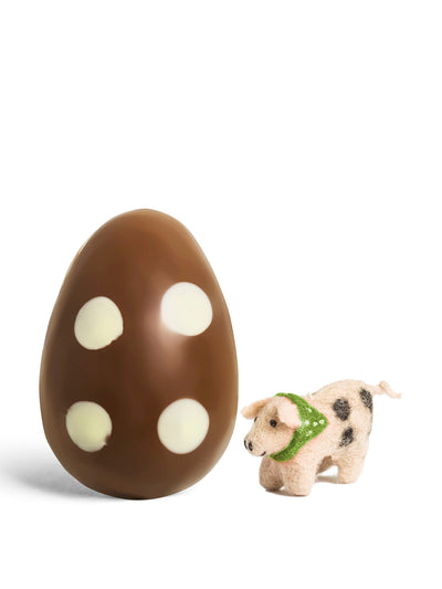 Daylesford Organic spotty pig easter chocolate egg at Collagerie