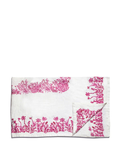 Daylesford Organic Eden pink tablecloth at Collagerie