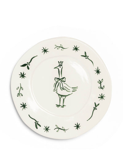 Daylesford Nina Fuga goose dinner plate at Collagerie