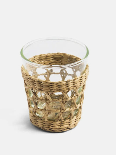 Daylesford Organic Weave glass tumbler small at Collagerie