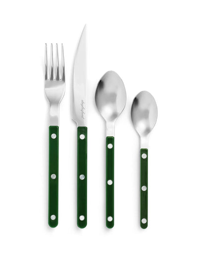 Daylesford X Sabre Green cutlery set at Collagerie