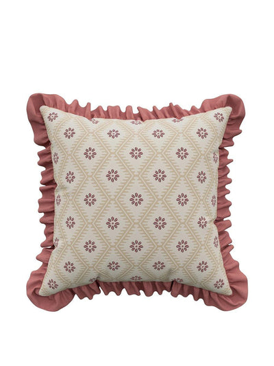 Sanderson Poets Rose cotton cushion at Collagerie