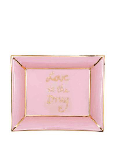 Bella Freud Love Is The Drug trinket tray at Collagerie