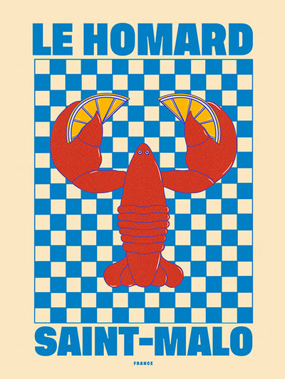 Desenio Nephthys Foster - Le Homard poster at Collagerie