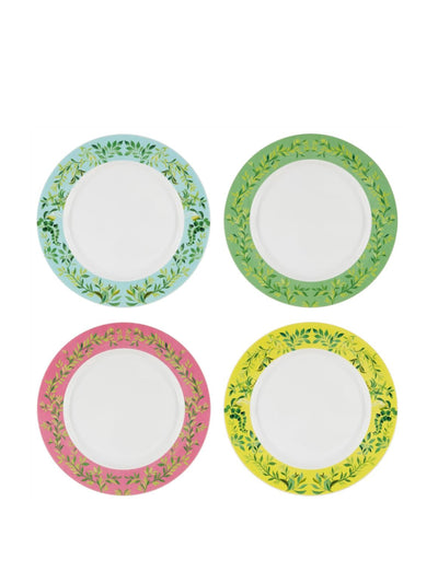 Designers Guild Ikebana damask dinner plates (set of 4) at Collagerie