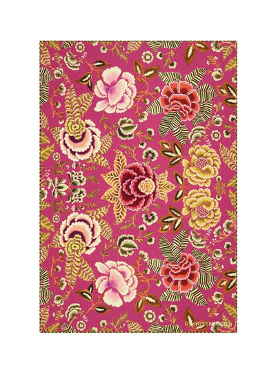 Designers Guild Rose de Damas cerise throw at Collagerie