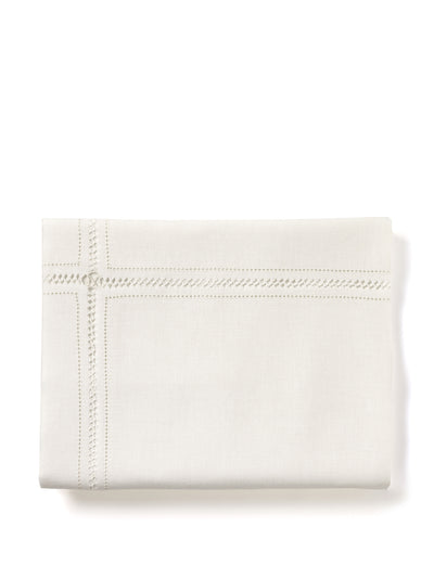 Volga Linen Diamond stitch bed linen set, duvet cover & pillowcases at Collagerie