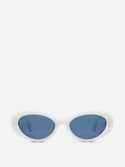 Dior DiorSignature B8U milky ivory sunglasses at Collagerie