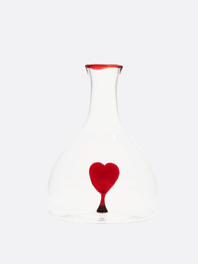 Dior Carafe with enclosed red heart at Collagerie