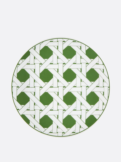 Dior Green Cannage Provence side plate at Collagerie