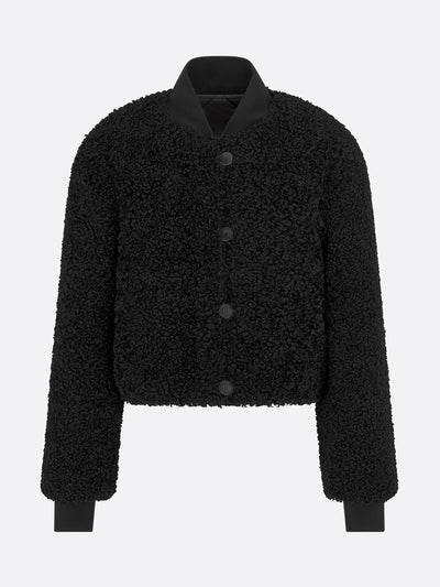 Dior Black reversible bomber jacket at Collagerie