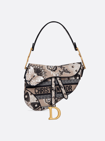 Dior Beige bandana saddle bag at Collagerie