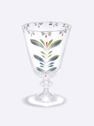 Dior Hand-painted wine glass at Collagerie