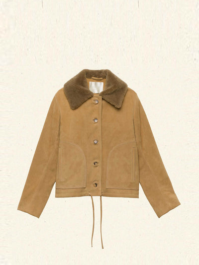 Dôen Turner suede jacket at Collagerie