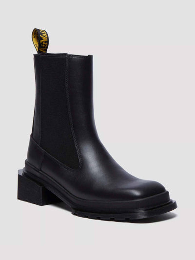 Dr. Martens Maybole square toe leather Chelsea boots at Collagerie