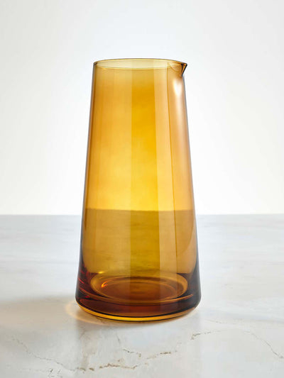 Dunelm Amber glass carafe at Collagerie