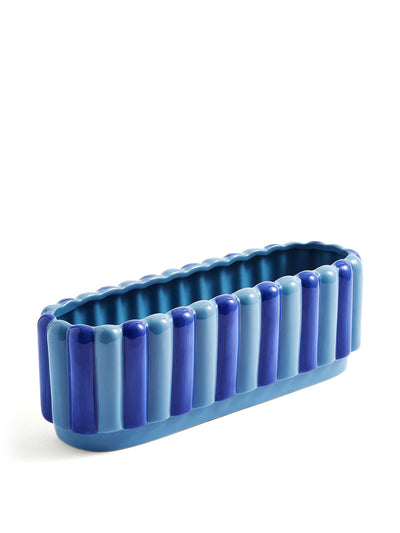 Elements Bubble stripe windowsill plant pot at Collagerie