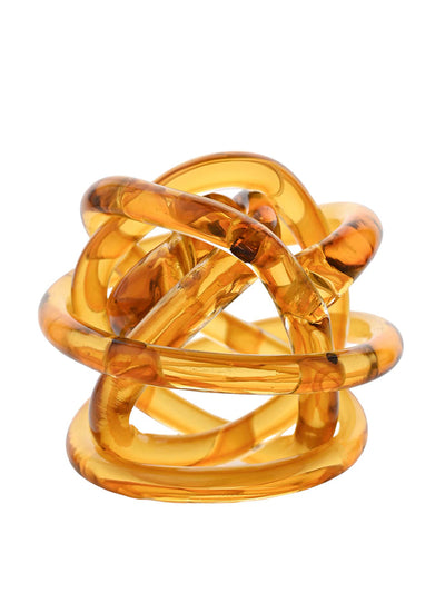 Hestia Knotted glass ornament at Collagerie