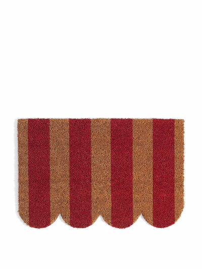 Dunelm Scallop stripe doormat at Collagerie